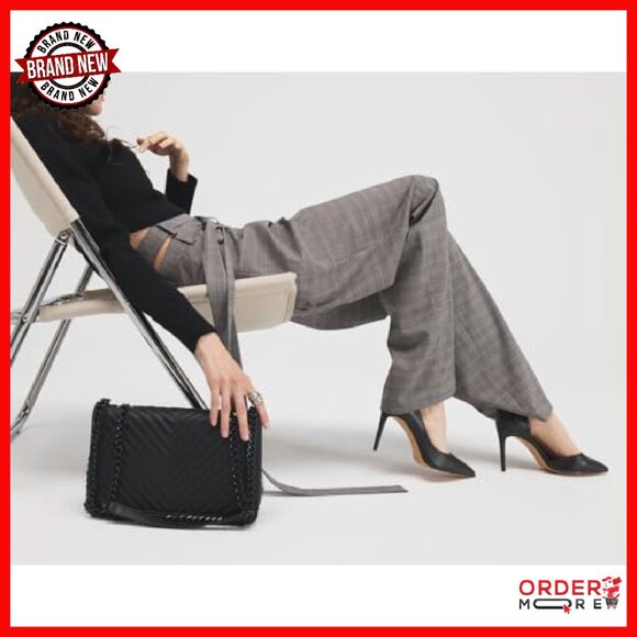 Medium Synthetic Crossbody Bag with 2 Compartments, Versatile Day to Night - Picture 3 of 8